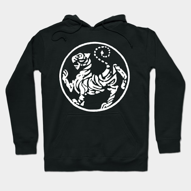 Shotokan White Tiger Hoodie by colormecolorado